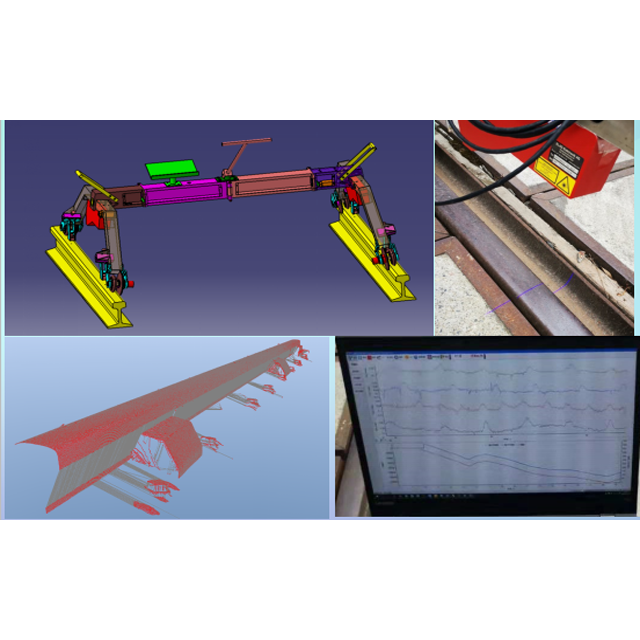 激光钢轨综合测量分析小车